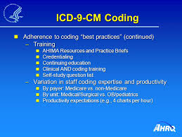 Day 1 Session Iii Implications Of Icd 9 Cm Coding Rules For