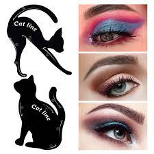 cat line eye makeup stencils eyeliner