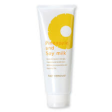 pineapple and soy milk hair removal