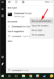 open command prompt in windows 10