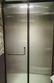 Hinged Fluted Glass Doors For Home