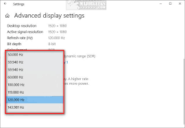 how to change dynamic refresh rate ddr