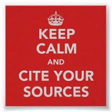 keep calm and list your sources - Clip Art Library