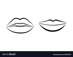 lip print royalty free vector image