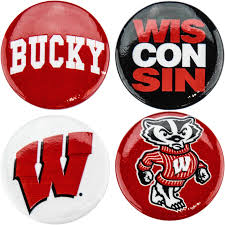 wisconsin badger pack of 4 ons
