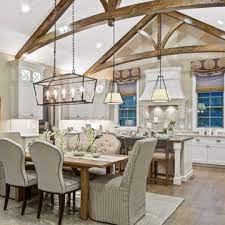 75 Vaulted Ceiling Dining Room Ideas
