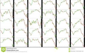 Stock Market Chart Downtrend Stock Illustration