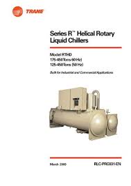 helical rotary liquid chillers model