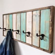 Large Wood Coat Rack Wall Mounted