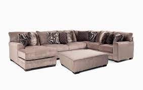 right arm facing sectional with ottoman