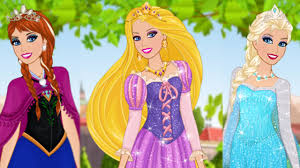 barbie disney frozen princess elsa anna