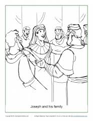 Download and print these forgiveness coloring pages for free. Joseph And His Family Coloring Page On Sunday School Zone