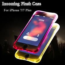 Phone Case New Soft Tpu Led Flash Light Up Remind Incoming Call Case Cover For Iphone 7 7 Plus 6 6s Plus Iphone Iphone 5s Se 5 Wish