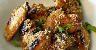 baked parmesan garlic wings with dairy
