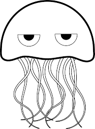 More images for jellyfish coloring pages to print » Jellyfish Coloring Pages To Print Coloring And Drawing