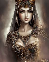 harem arabian princess fantasy khol