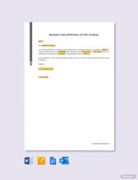 request for approval letter templates