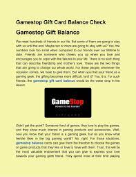 Enter the card details on the balance inquiry page. Gamestop Gift Card Balance Gamestop Check Balance Gamestop Balance By Giftscard Issuu