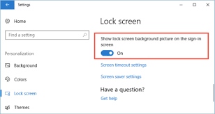 login screen backgrounds in windows 10