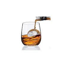 crystal whiskey glass xl ice ball
