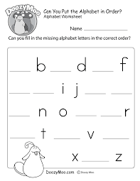 Second grade math worksheet printables cover basics such as counting and ordering as well as addition and subtraction, and include the exciting topics of measurement the worksheets and printables for second grade math available on this page will enhance any classroom's math curriculum. Missing Letter Worksheets Free Printables Doozy Moo