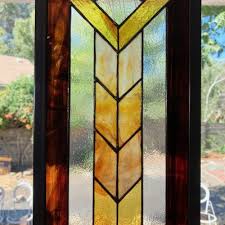 Frank Lloyd Wright Inspired Stained