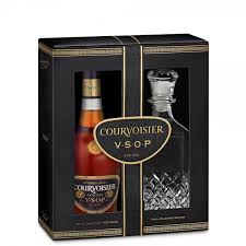 courvoisier vsop cognac with decanter