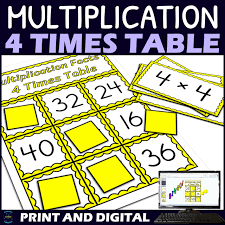 multiplication facts bingo game