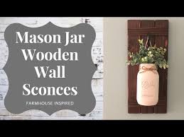 Spring Farmhouse Mason Jar Wall Hanging