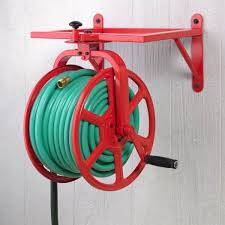rotating garden hose holder reel