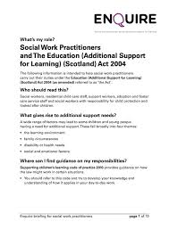 Whats My Role Social Work Practitioners Enquire