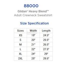 Gildan Heavy Blend Adult Crewneck Sweatshirt 88000