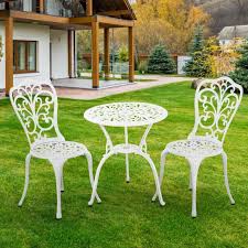 White Aluminum Patio Garden Furniture