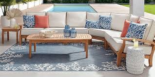 Outdoor Sectional With Vapor Cushions