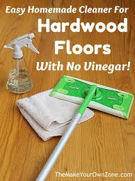 No Vinegar Cleaner For Hardwood Floors