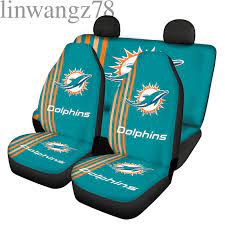 Miami Dolphins 5 Seat Car Seat Covers