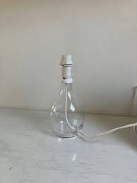 Buy Ikea Glass Lamp Base Bran Handmade