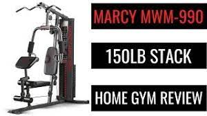 marcy mwm 990 150lb review home gym