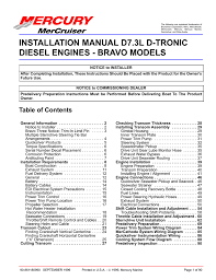 Mercury D7 3l D Tronic Installation Manual Manualzz Com