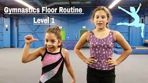 level 1 gymnastics floor routine you