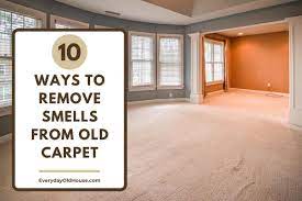 get rid of old smells from carpets