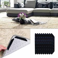 8x rug grippers mat reusable anti slip