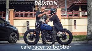 bobber brixton cafe racer custom