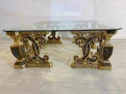 Vintage Glass Coffee Table For At