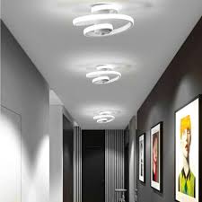 Spiral Modern Led Ceiling Light Hallway