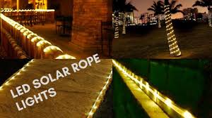 Solar Rope Lights Waterproof Decorative Lights For Christmas Diwali Party Garden Youtube