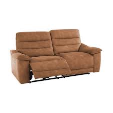 Carter Ranch Brown Fabric 3 Seater