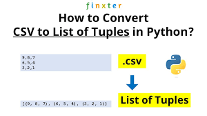 convert csv to list of tuples in python