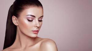 beautiful woman face makeup artist