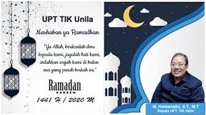Tujuannya untuk merayakan kedatangan bulan puasa. Upt Tik Unila Menyambut Bulan Suci Ramadhan 1441 H Upt Teknologi Informasi Dan Komunikasi Universitas Lampung